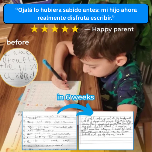Libro de Escritura a Mano Para Niños